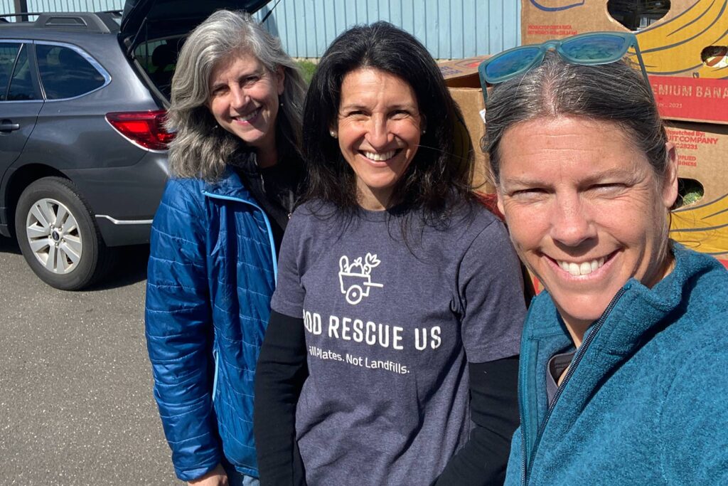 Three Fairfield County volunteers on a rescue