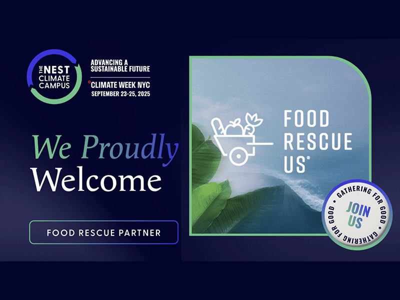 Food Rescue US partners with Nest Climate Campus